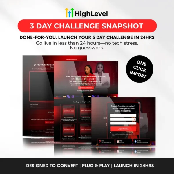 3-Day Challenge Funnel Template